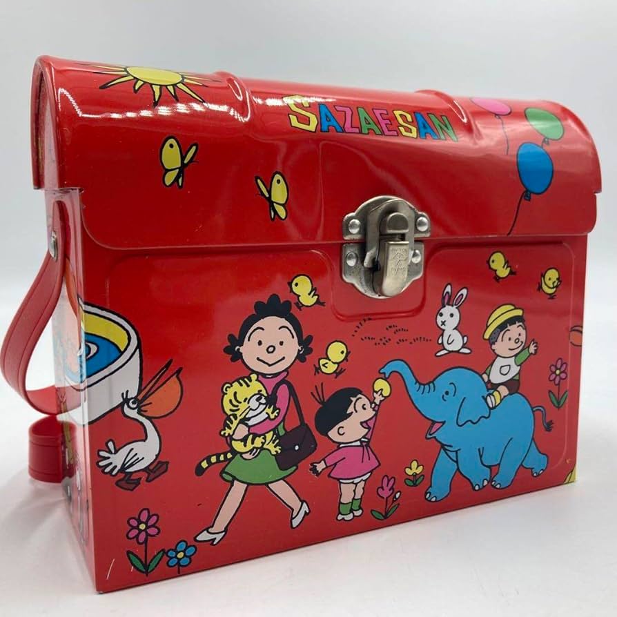 Amazon.co.jp: 昭和レトロ サザエさん クルー 缶 ショルダーバッグ